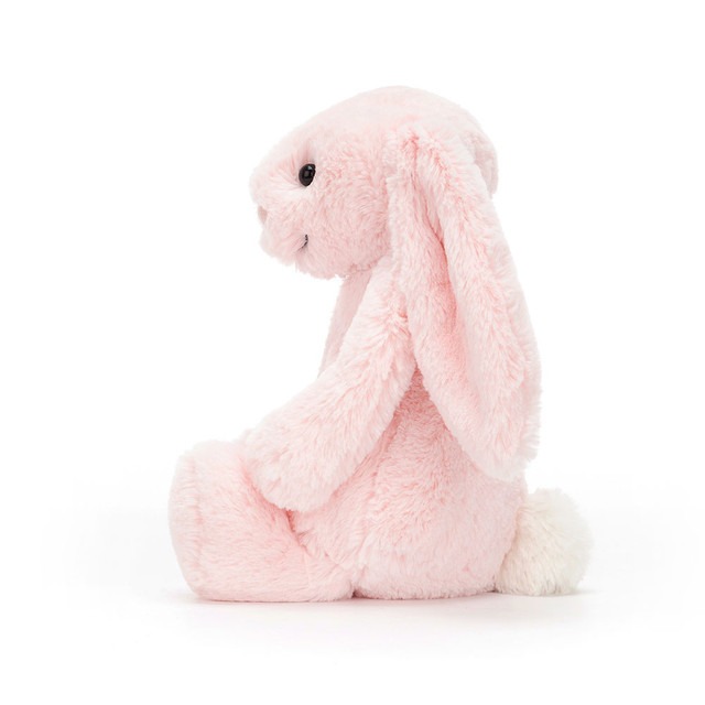 2143 - JellyCat Bashful Bunny Blush 31cm - Jellycat Bashful Blush Bunny Medium 31cm Màu Hồng Đào [HÀNG CHÍNH HÃNG]