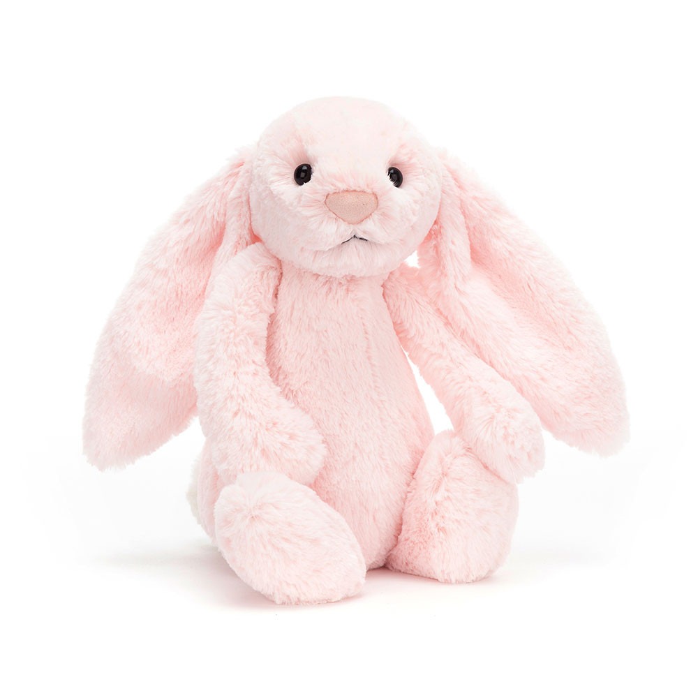 2143 - JellyCat Bashful Bunny Blush 31cm - Jellycat Bashful Blush Bunny Medium 31cm Màu Hồng Đào [HÀNG CHÍNH HÃNG]