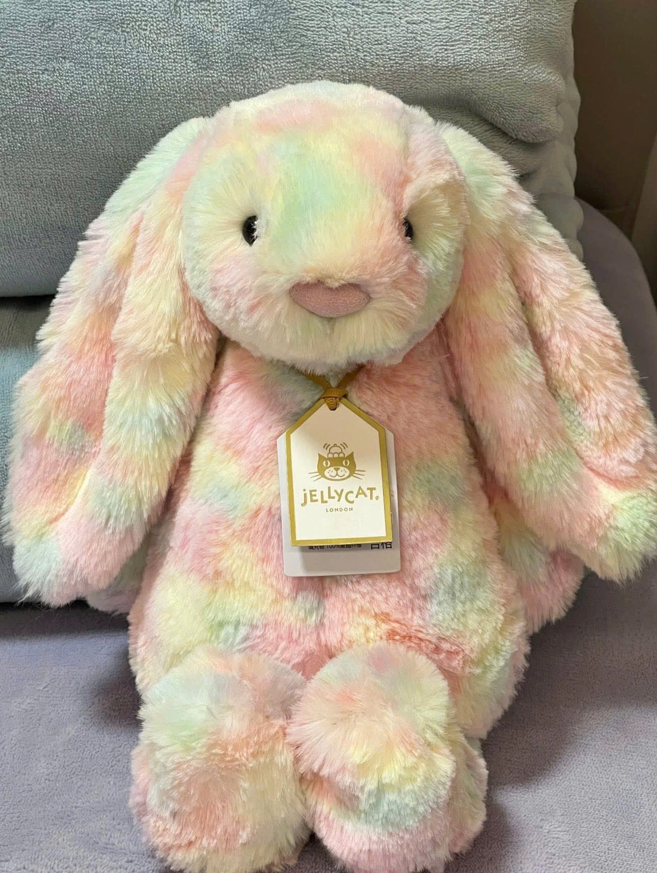 2217 - JellyCat Bashful Bunny Lazulia 31cm - Jellycat Bashful Lazulia Bunny Medium 31cm [HÀNG CHÍNH HÃNG]