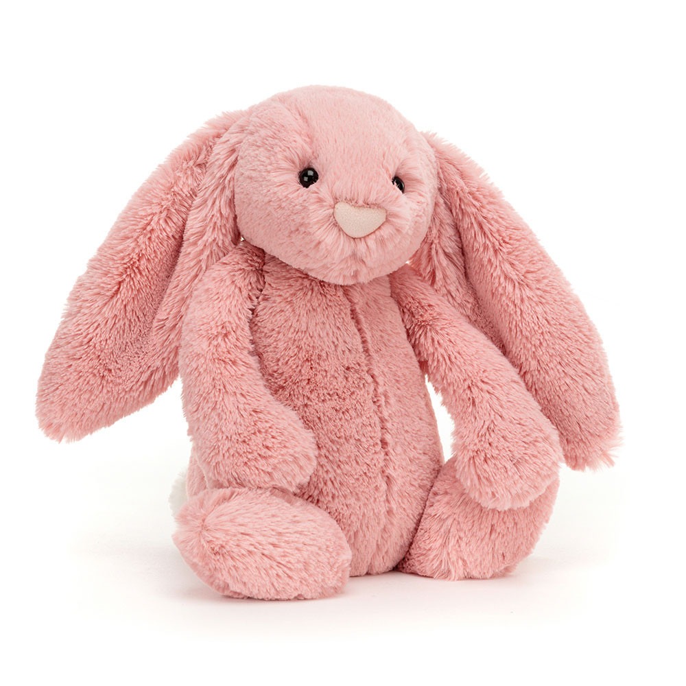 2207 - JellyCat Bashful Bunny Petal 31cm - Jellycat Bashful Petal Bunny Medium 31cm Màu Hồng Tim [HÀNG CHÍNH HÃNG]