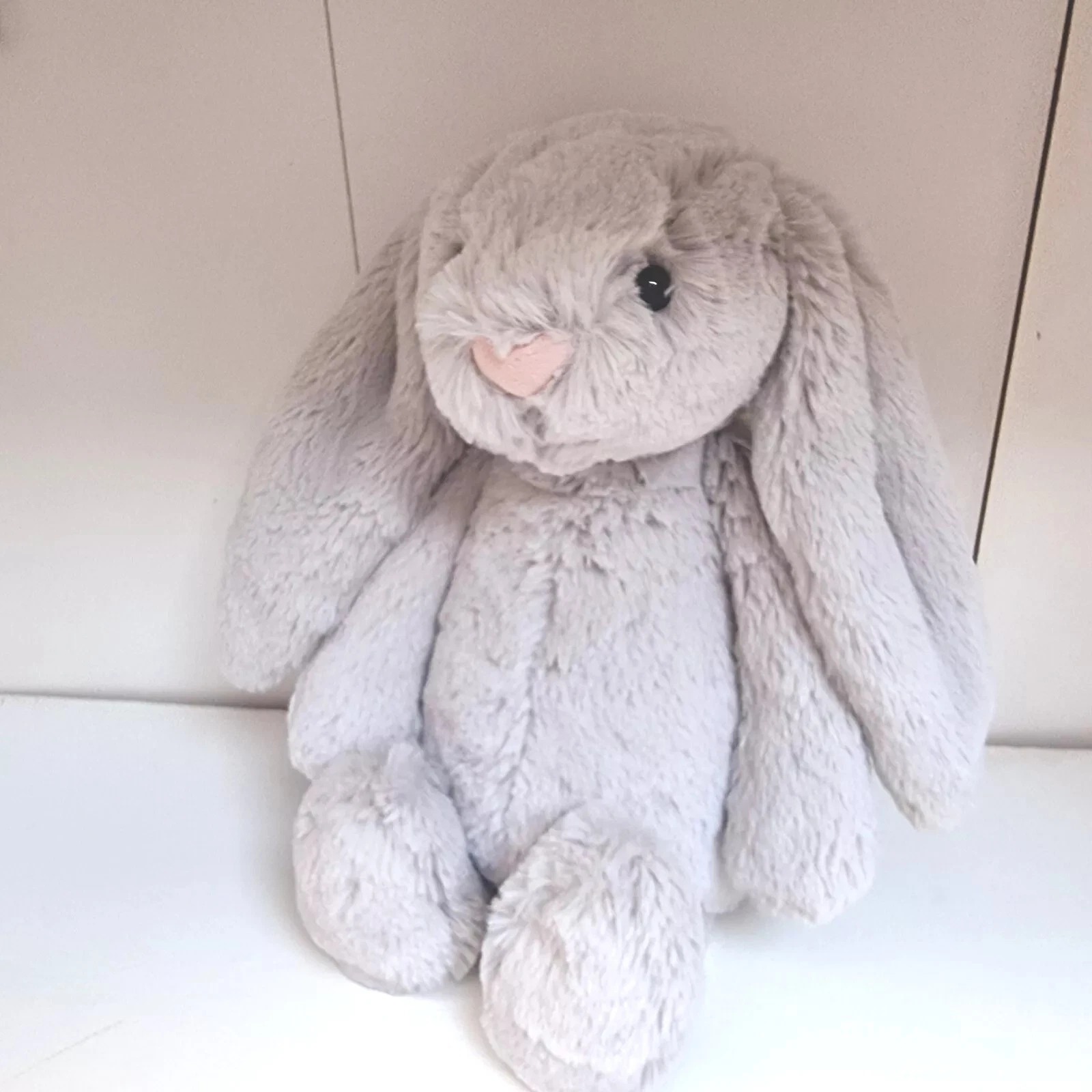 2196 - JellyCat Bashful Bunny Silver 31cm - Jellycat Bashful Silver Bunny Medium 31cm [HÀNG CHÍNH HÃNG]