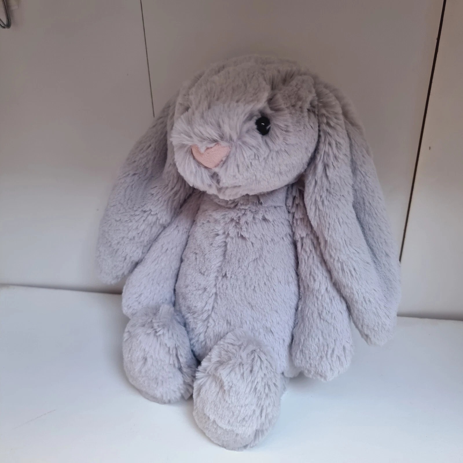 2196 - JellyCat Bashful Bunny Silver 31cm - Jellycat Bashful Silver Bunny Medium 31cm [HÀNG CHÍNH HÃNG]