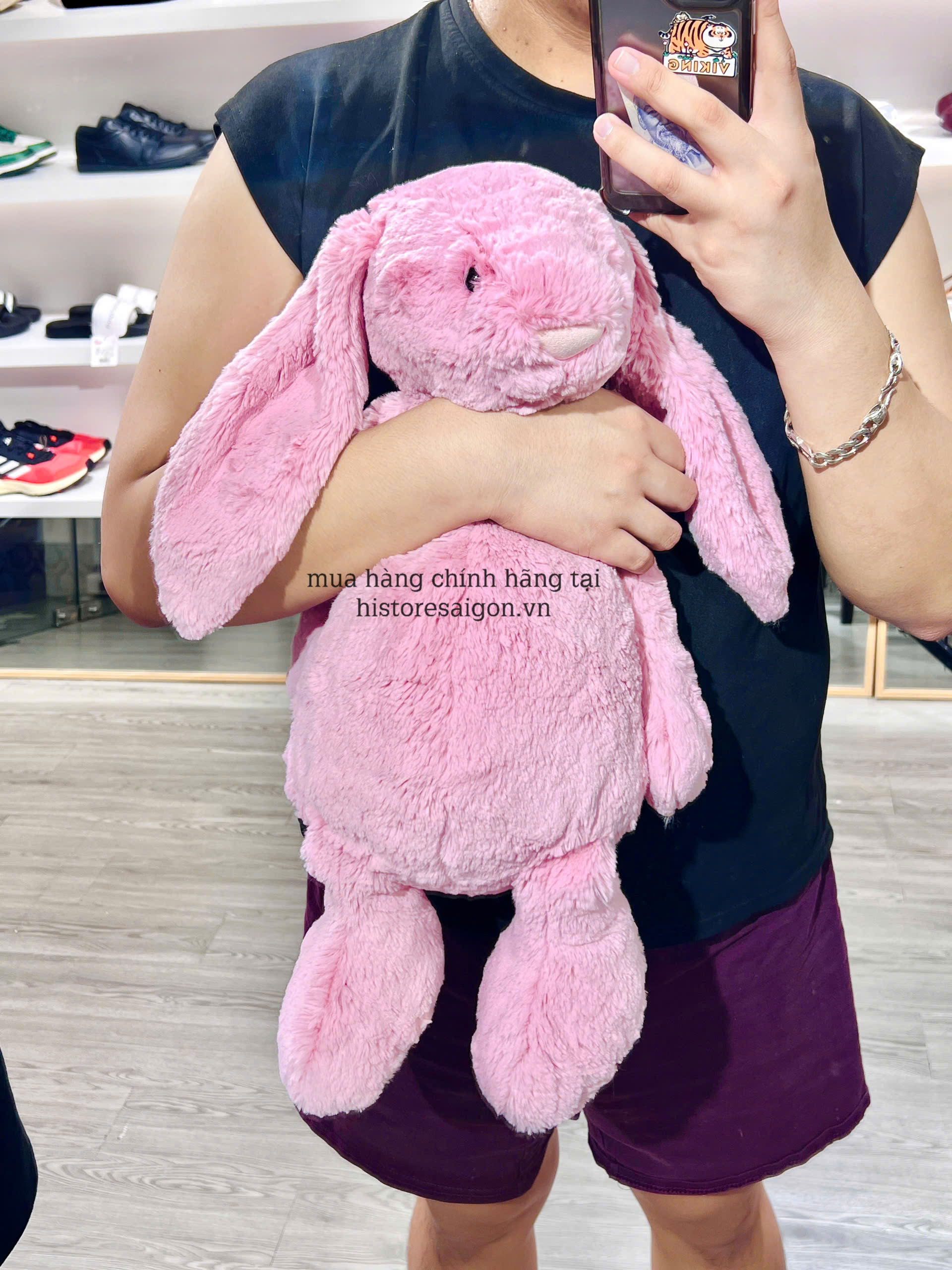 Jellycat Bashful Bunny Tulip Huge 51cm - Chính Hãng - Giao Nhanh