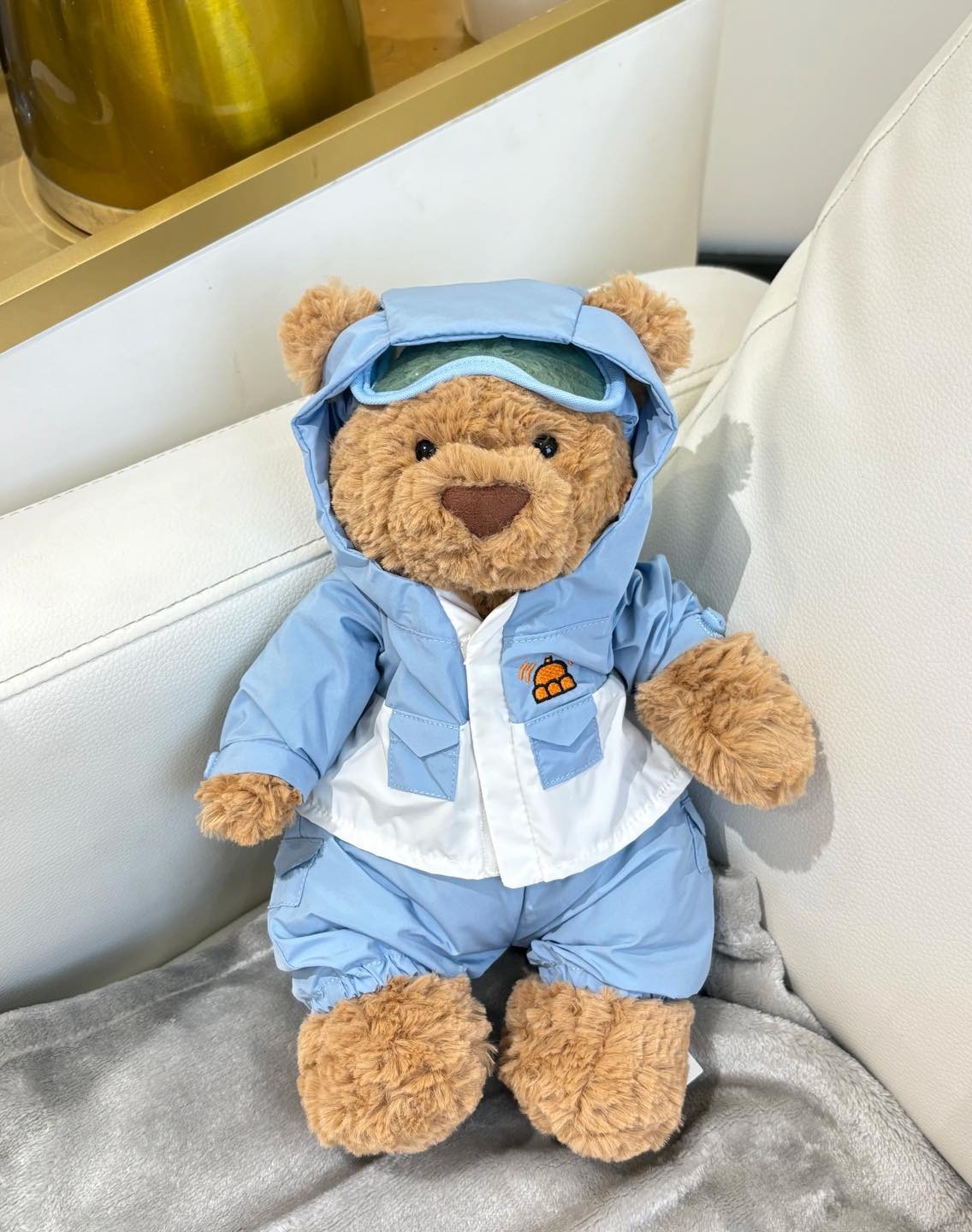 2083 - JellyCat Bear Bartholomew Snow Suit 31cm - JellyCat Bartholomew Bear Snow Suit Medium 31cm [HÀNG CHÍNH HÃNG]