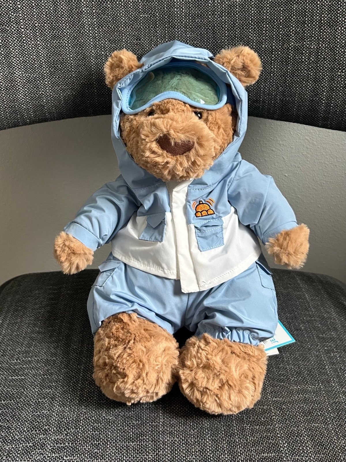 2083 - JellyCat Bear Bartholomew Snow Suit 31cm - JellyCat Bartholomew Bear Snow Suit Medium 31cm [HÀNG CHÍNH HÃNG]