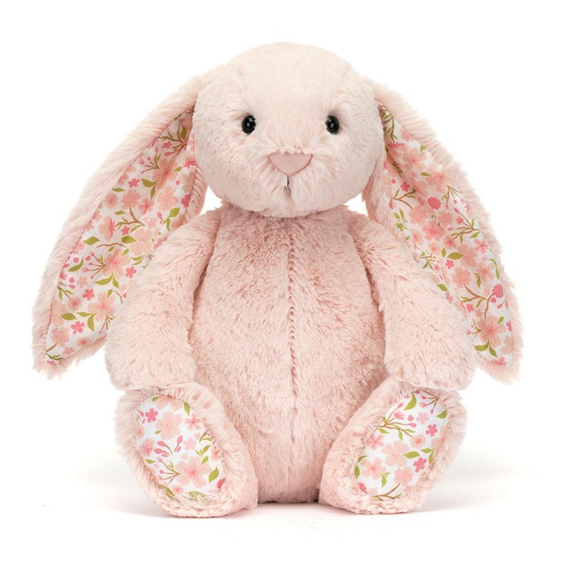 2187 - JellyCat Blossom Bunny Blush Cherry 31cm - Jellycat Blossom Cream Bunny Blush Cherry Medium 31cm [HÀNG CHÍNH HÃNG]