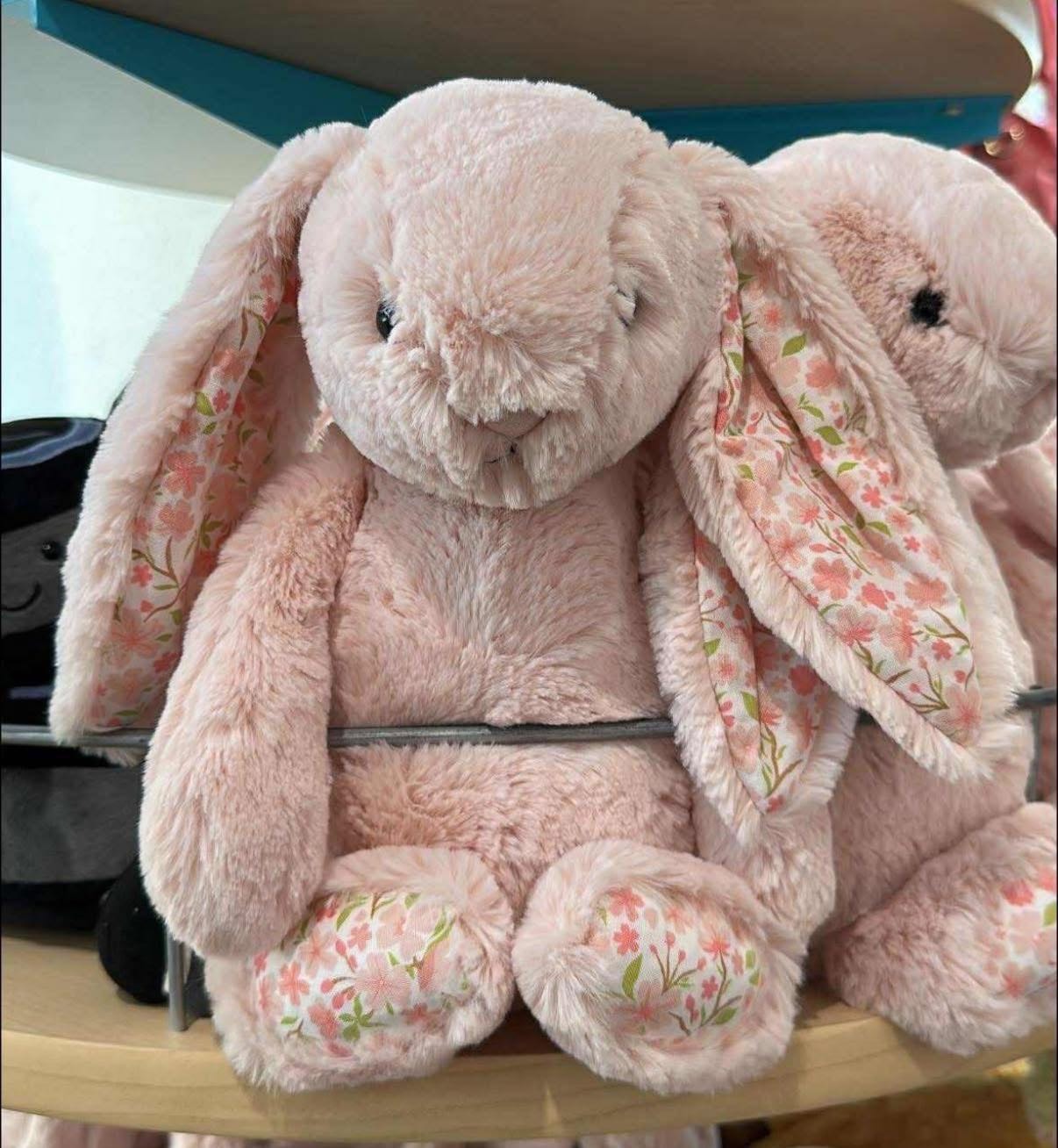 2187 - JellyCat Blossom Bunny Blush Cherry 31cm - Jellycat Blossom Cream Bunny Blush Cherry Medium 31cm [HÀNG CHÍNH HÃNG]