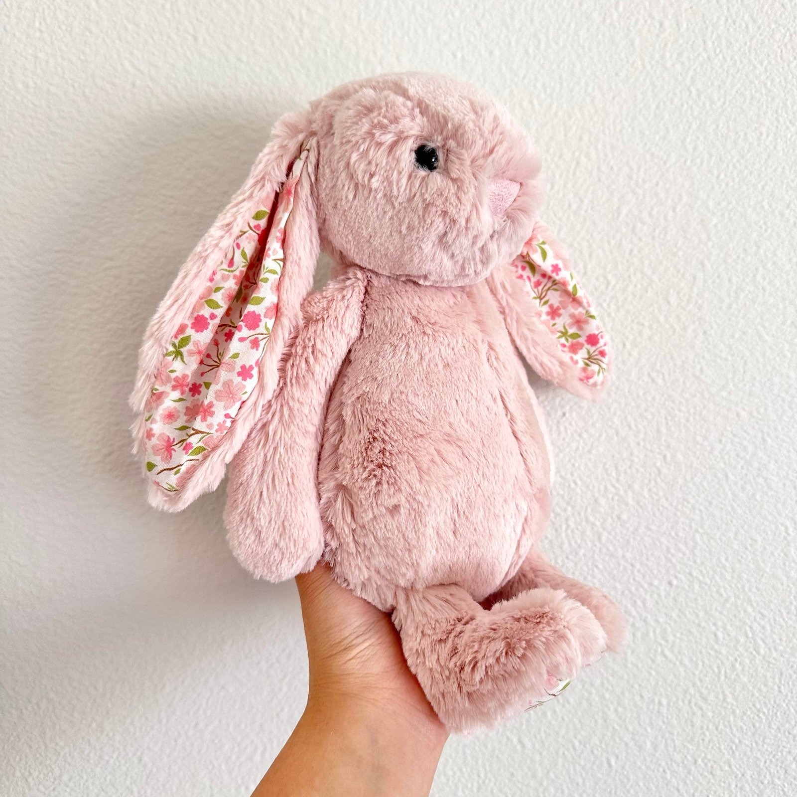 2187 - JellyCat Blossom Bunny Blush Cherry 31cm - Jellycat Blossom Cream Bunny Blush Cherry Medium 31cm [HÀNG CHÍNH HÃNG]