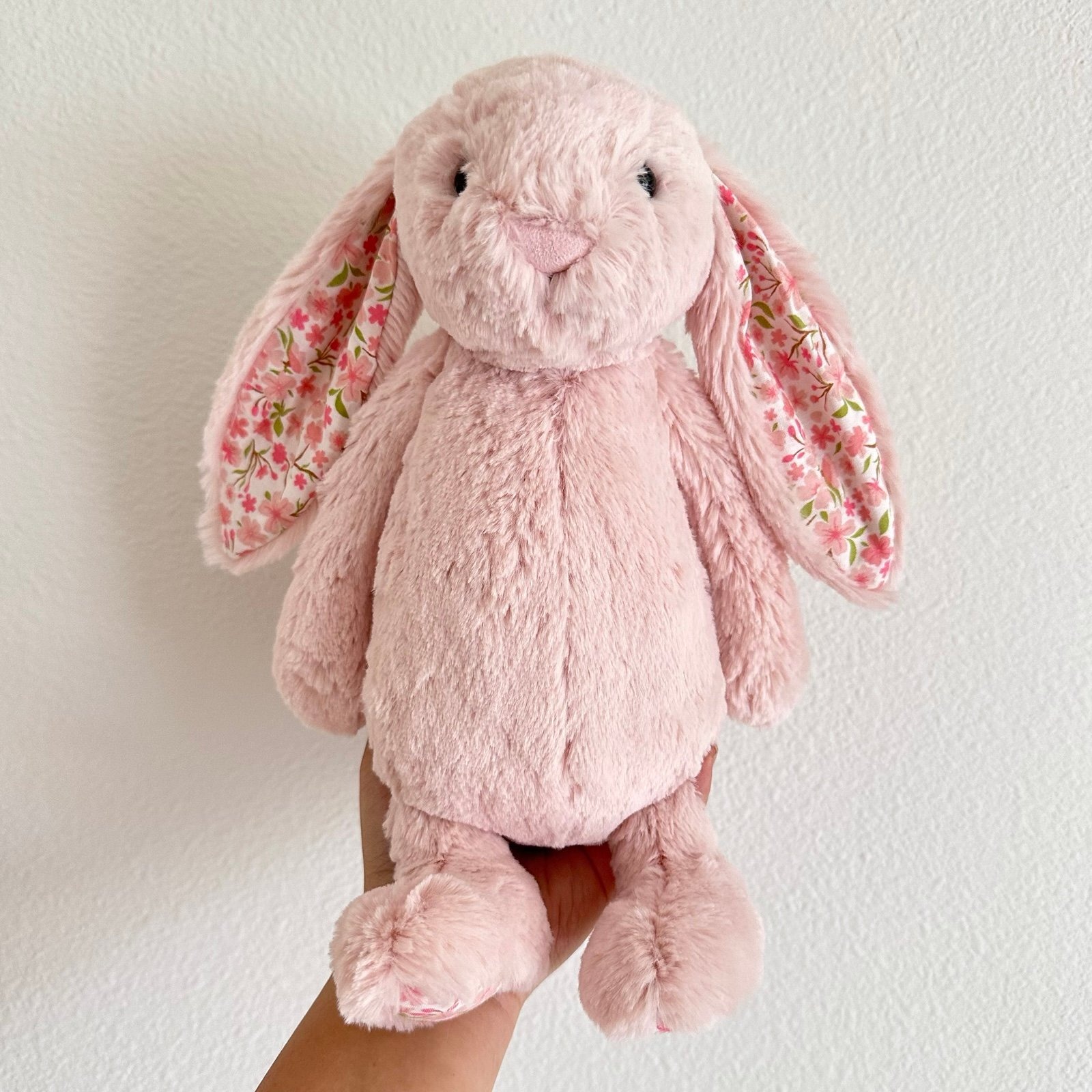 2187 - JellyCat Blossom Bunny Blush Cherry 31cm - Jellycat Blossom Cream Bunny Blush Cherry Medium 31cm [HÀNG CHÍNH HÃNG]