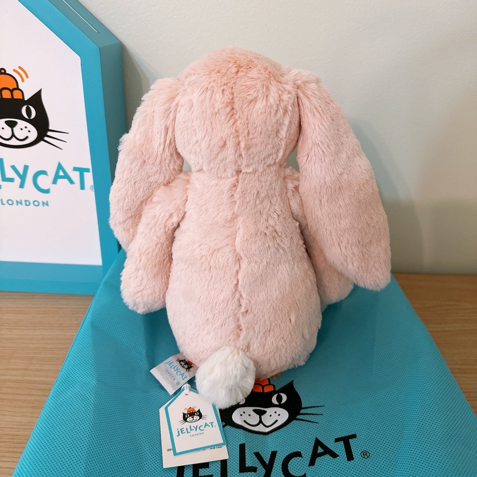 2187 - JellyCat Blossom Bunny Blush Cherry 31cm - Jellycat Blossom Cream Bunny Blush Cherry Medium 31cm [HÀNG CHÍNH HÃNG]