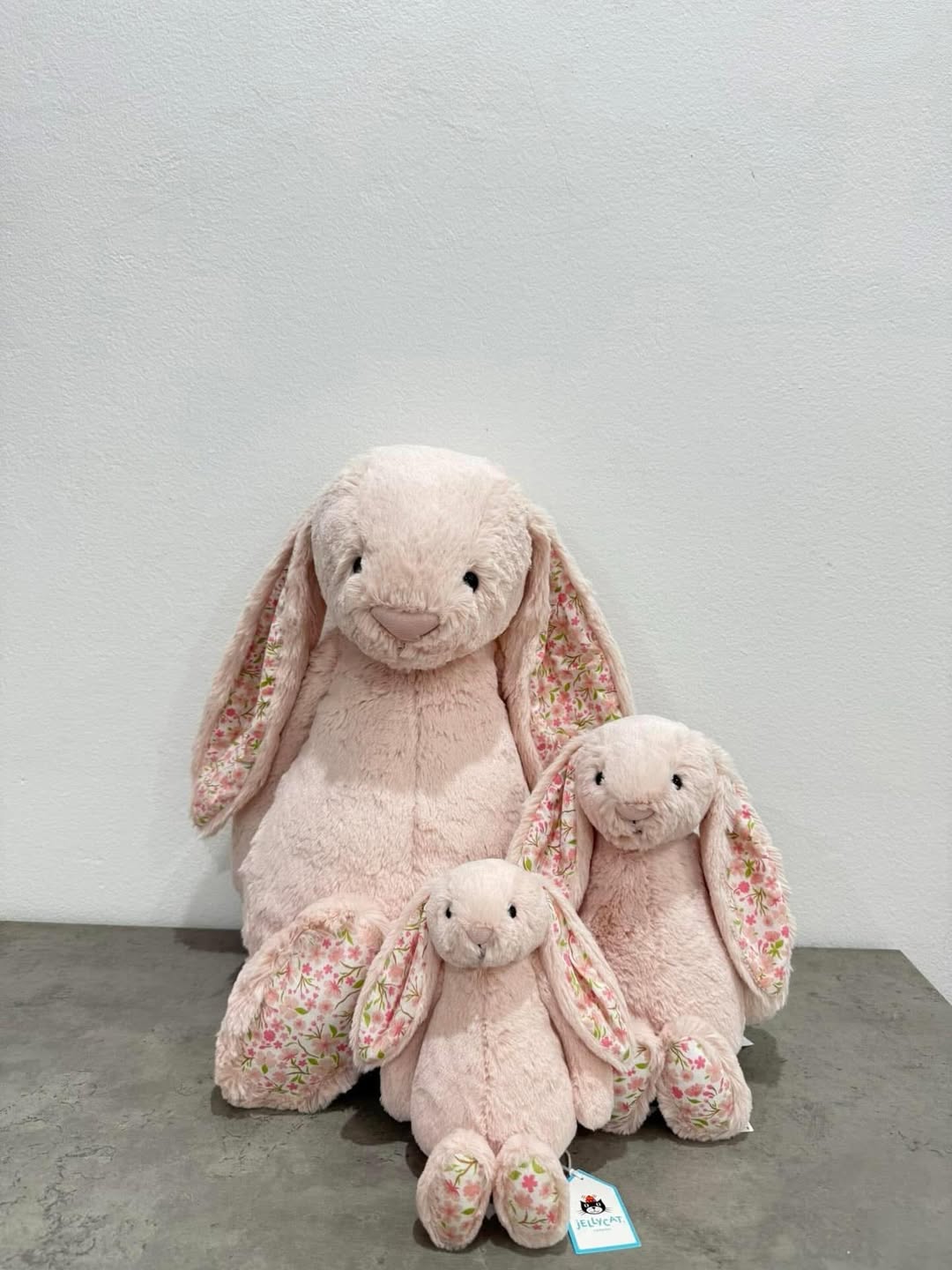 2654 - Jellycat Blossom Bunny Blush Cherry Huge 51cm [HÀNG CHÍNH HÃNG]