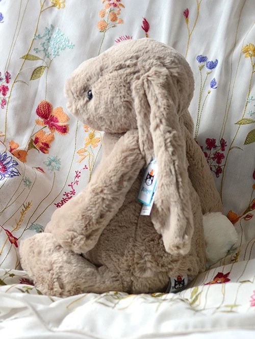 2259 - JellyCat Bunny Beige Bashful 36cm - Jellycat Bashful Bunny Beige Large 36cm [HÀNG CHÍNH HÃNG]