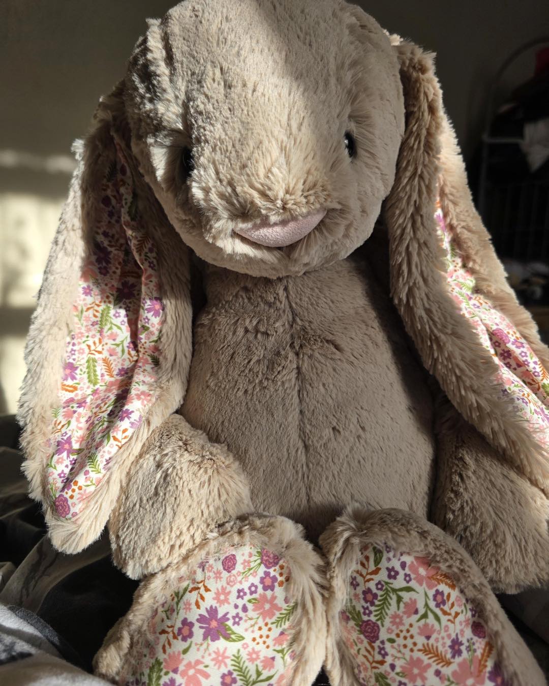 2156 - JellyCat Bunny Blossom Beige 'Petal' 51cm - JellyCat Blossom Beige Bunny Petal Huge 51cm [HÀNG CHÍNH HÃNG]