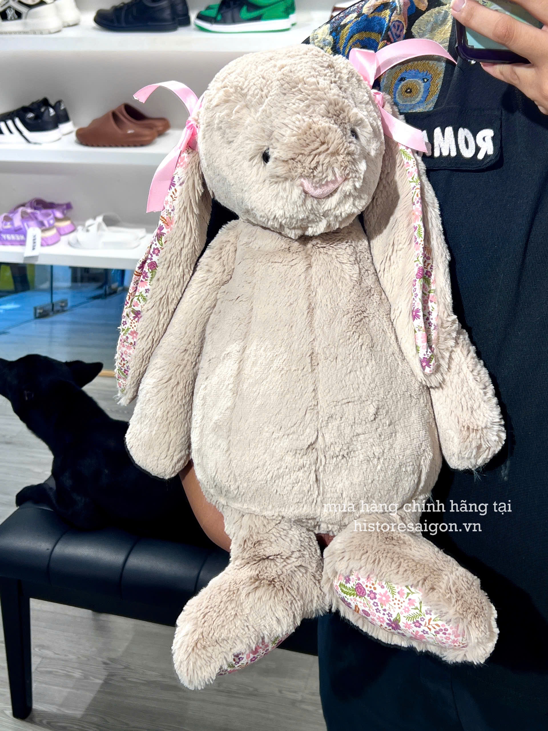 2156 - JellyCat Bunny Blossom Beige 'Petal' 51cm - JellyCat Blossom Beige Bunny Petal Huge 51cm [HÀNG CHÍNH HÃNG]