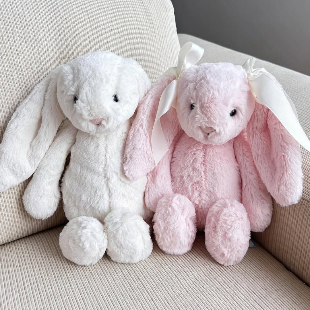 2082 - JellyCat Bunny Cream Bashful 31cm - Jellycat Bashful Bunny Cream Medium 31cm [HÀNG CHÍNH HÃNG]