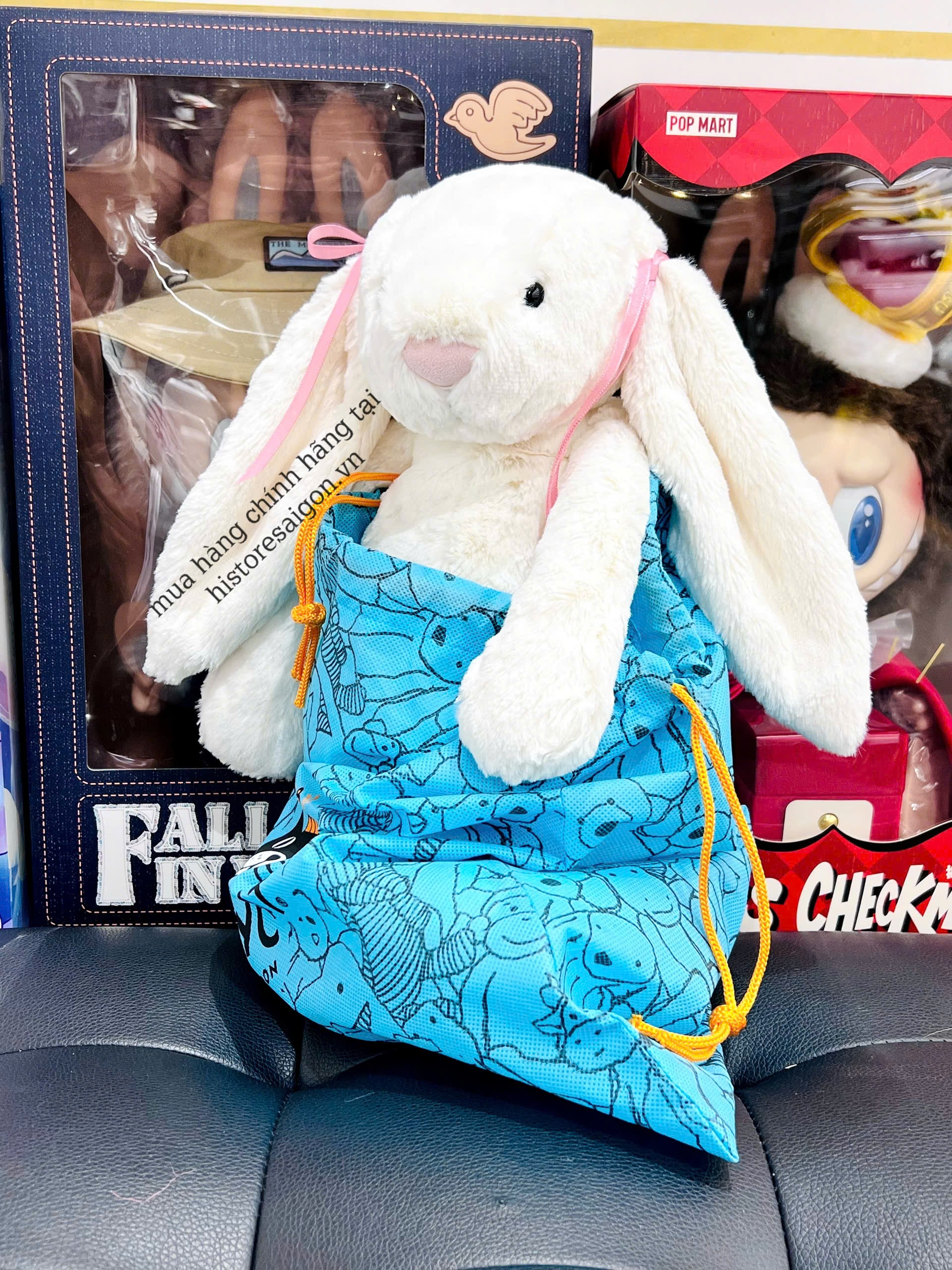 2101 - JellyCat Bunny Cream Bashful 36cm - Jellycat Bashful Bunny Cream Large 36cm [HÀNG CHÍNH HÃNG]