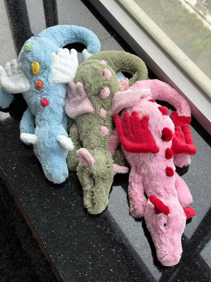 2171 - JellyCat Heart Dragon 50cm - Jellycat Rồng Hồng - Jellycat Heart Dragon Valentine Huge 50cm [HÀNG CHÍNH HÃNG]