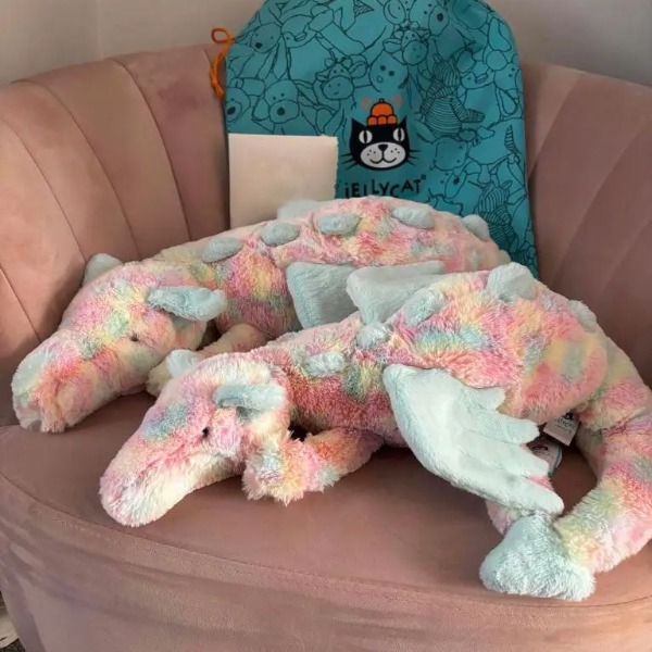 2172 - JellyCat Lazulia Dragon - Jellycat Rồng - Jellycat Lazulia Dragon 55cm - Jellycat Lazulia Dragon 66cm - SIÊU HIẾM [HÀNG CHÍNH HÃNG]