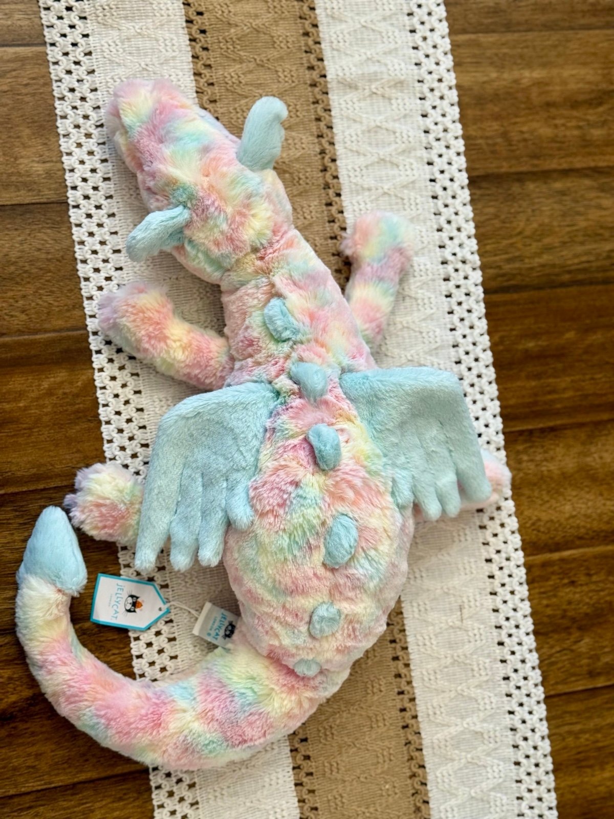 2172 - JellyCat Lazulia Dragon - Jellycat Rồng - Jellycat Lazulia Dragon 55cm - Jellycat Lazulia Dragon 66cm - SIÊU HIẾM [HÀNG CHÍNH HÃNG]