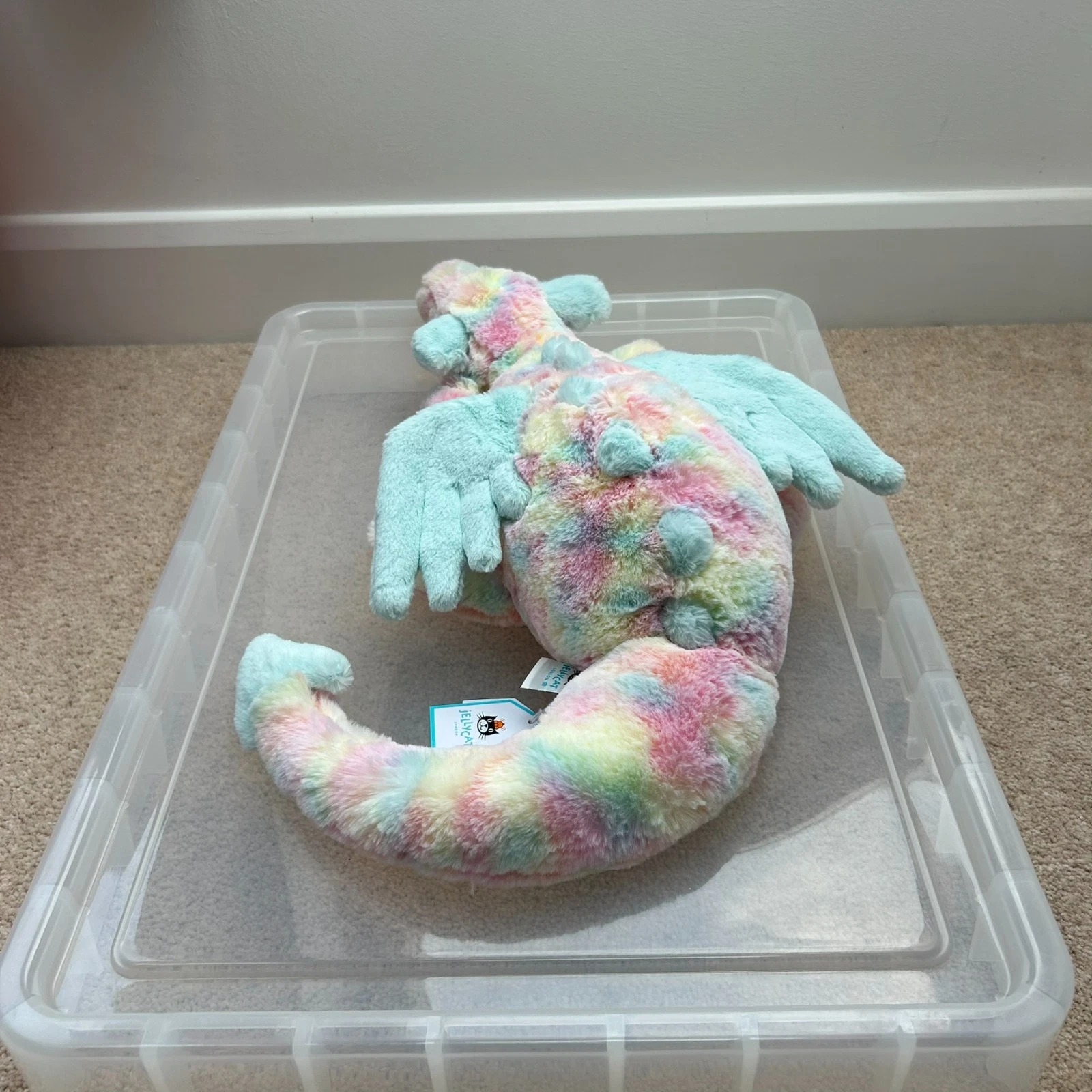 2172 - JellyCat Lazulia Dragon - Jellycat Rồng - Jellycat Lazulia Dragon 55cm - Jellycat Lazulia Dragon 66cm - SIÊU HIẾM [HÀNG CHÍNH HÃNG]