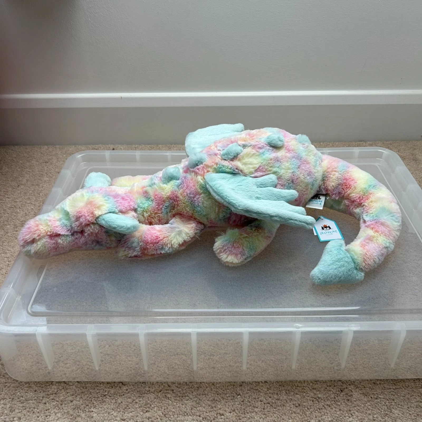 2172 - JellyCat Lazulia Dragon - Jellycat Rồng - Jellycat Lazulia Dragon 55cm - Jellycat Lazulia Dragon 66cm - SIÊU HIẾM [HÀNG CHÍNH HÃNG]