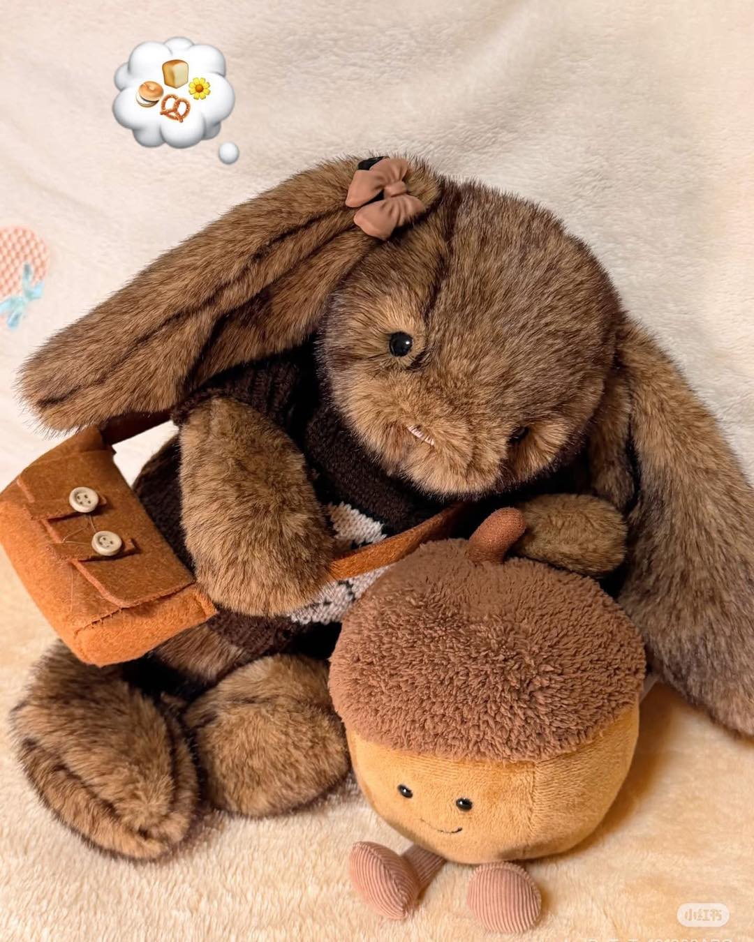 2619 - JellyCat Luxe Bunny Hoppleston 31cm [HÀNG CHÍNH HÃNG]