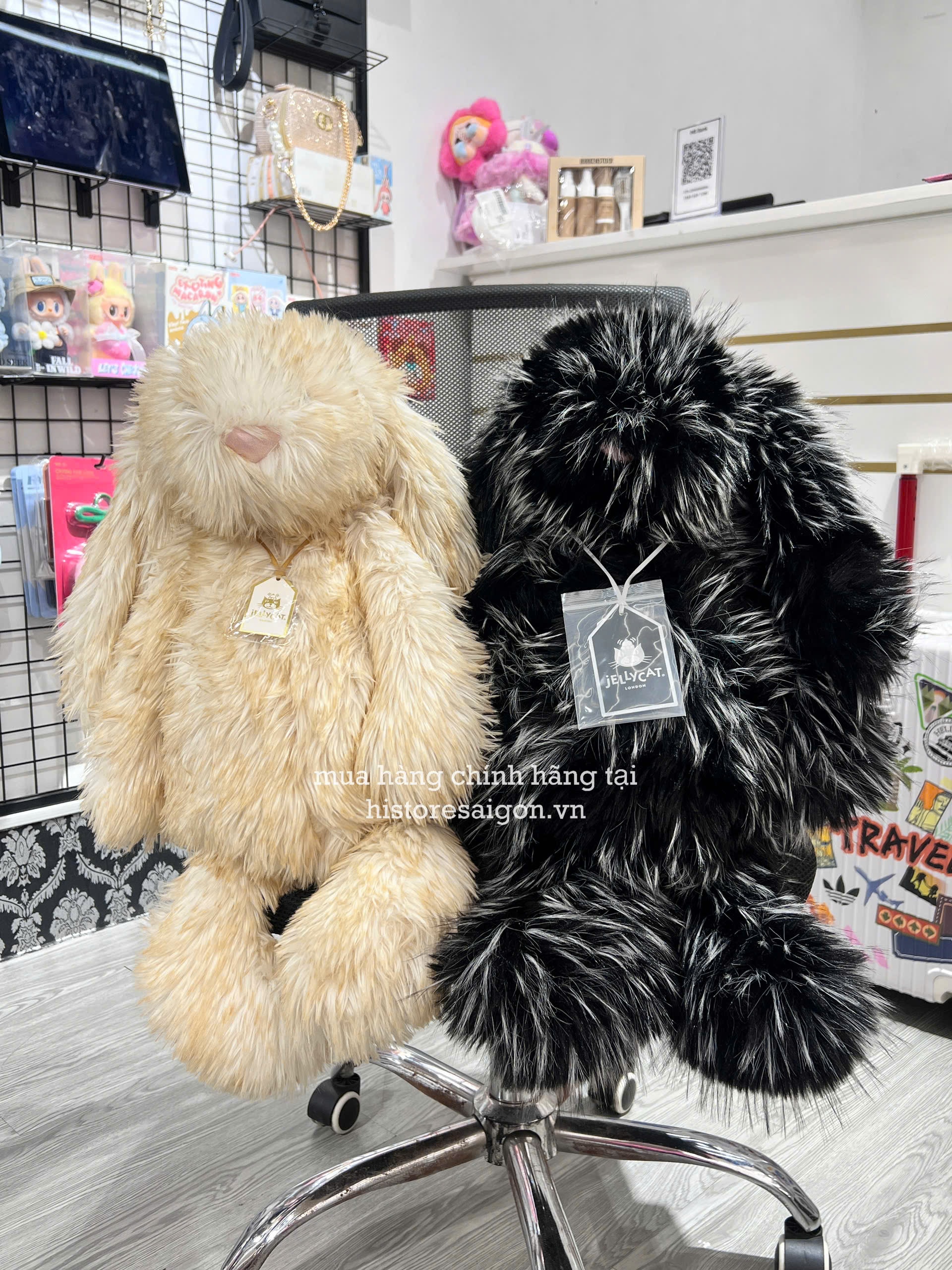 JellyCat Inkli Luxe Bunny 51cm CHÍNH HÃNG Hí Store