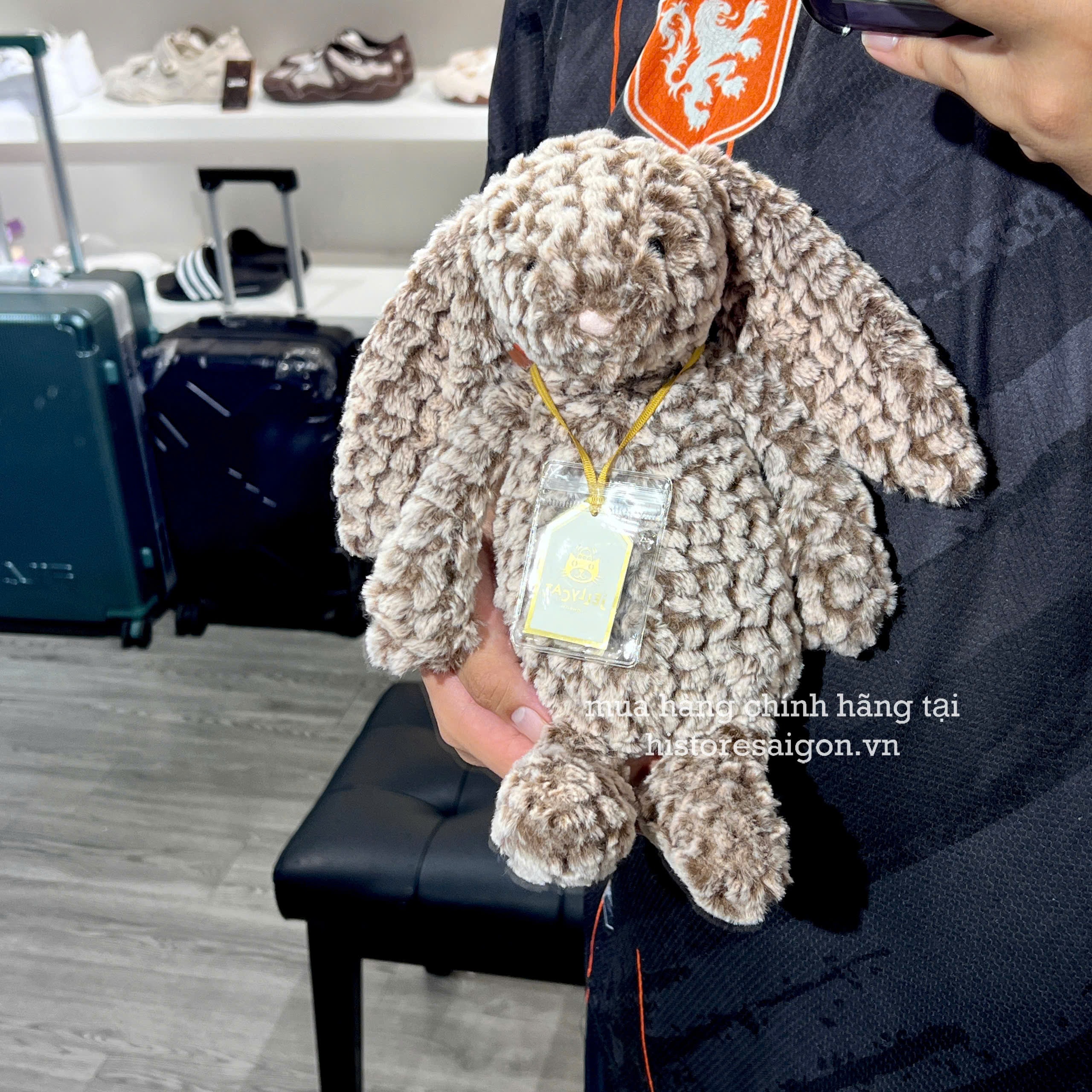 2653 - Jellycat Luxe Bunny Pine 31cm [HÀNG CHÍNH HÃNG]