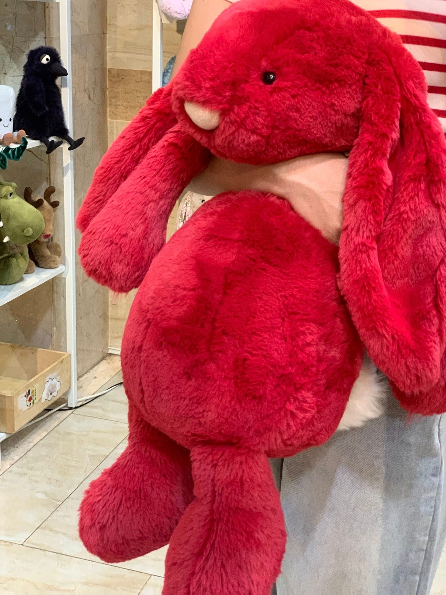 Jellycat Luxe Bunny Scarlett Huge 51cm Chính Hãng | Hí Store