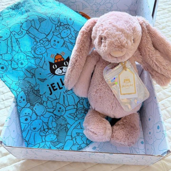 2579 - JellyCat Luxe Rosa Bunny 31cm - JellyCat Bashful Luxe Bunny Rosa Medium 31cm [HÀNG CHÍNH HÃNG]