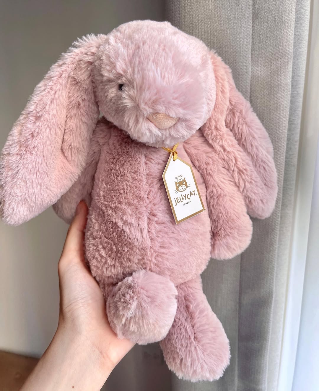 2579 - JellyCat Luxe Rosa Bunny 31cm - JellyCat Bashful Luxe Bunny Rosa Medium 31cm [HÀNG CHÍNH HÃNG]