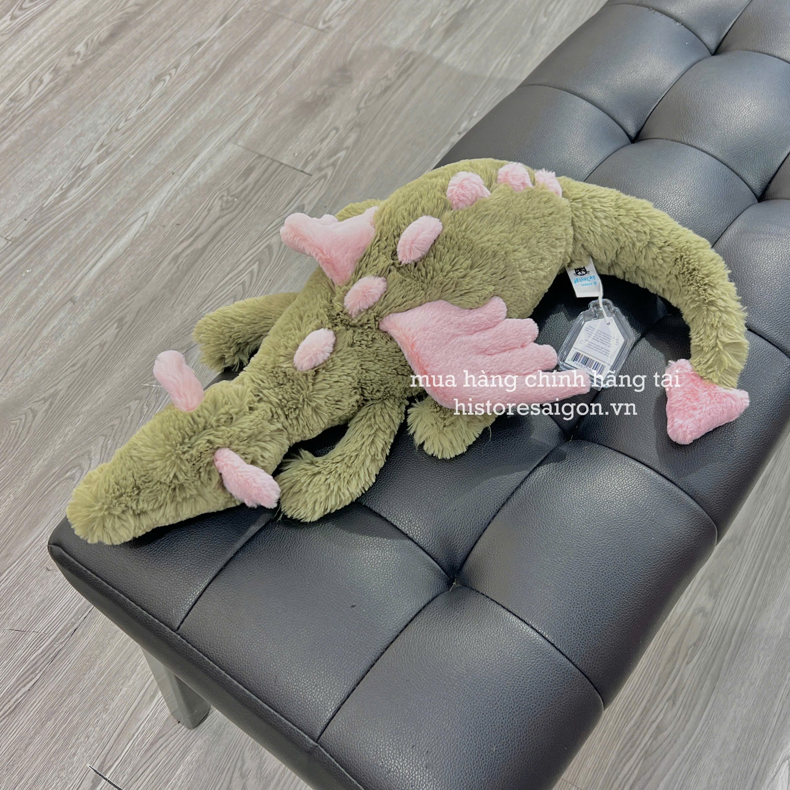 2614 - JellyCat Malachy Dragon Huge 50cm [HÀNG CHÍNH HÃNG]