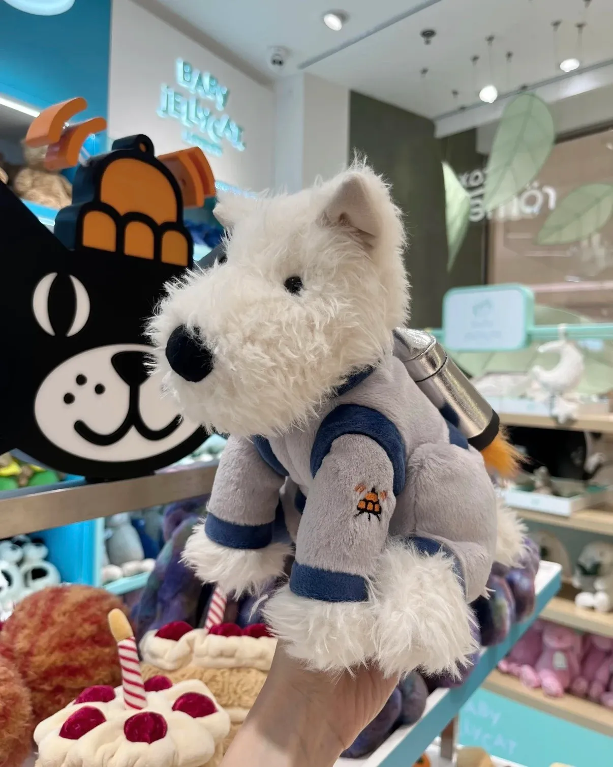 Jellycat Munro Scottie Dog 'Space' Medium 23cm Chính Hãng
