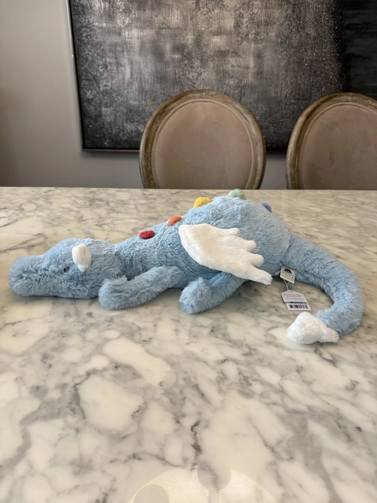 2203 - JellyCat Sky Dragon 50cm - Jellycat Rồng Xanh - Jellycat Sky Dragon Huge 50cm [HÀNG CHÍNH HÃNG]