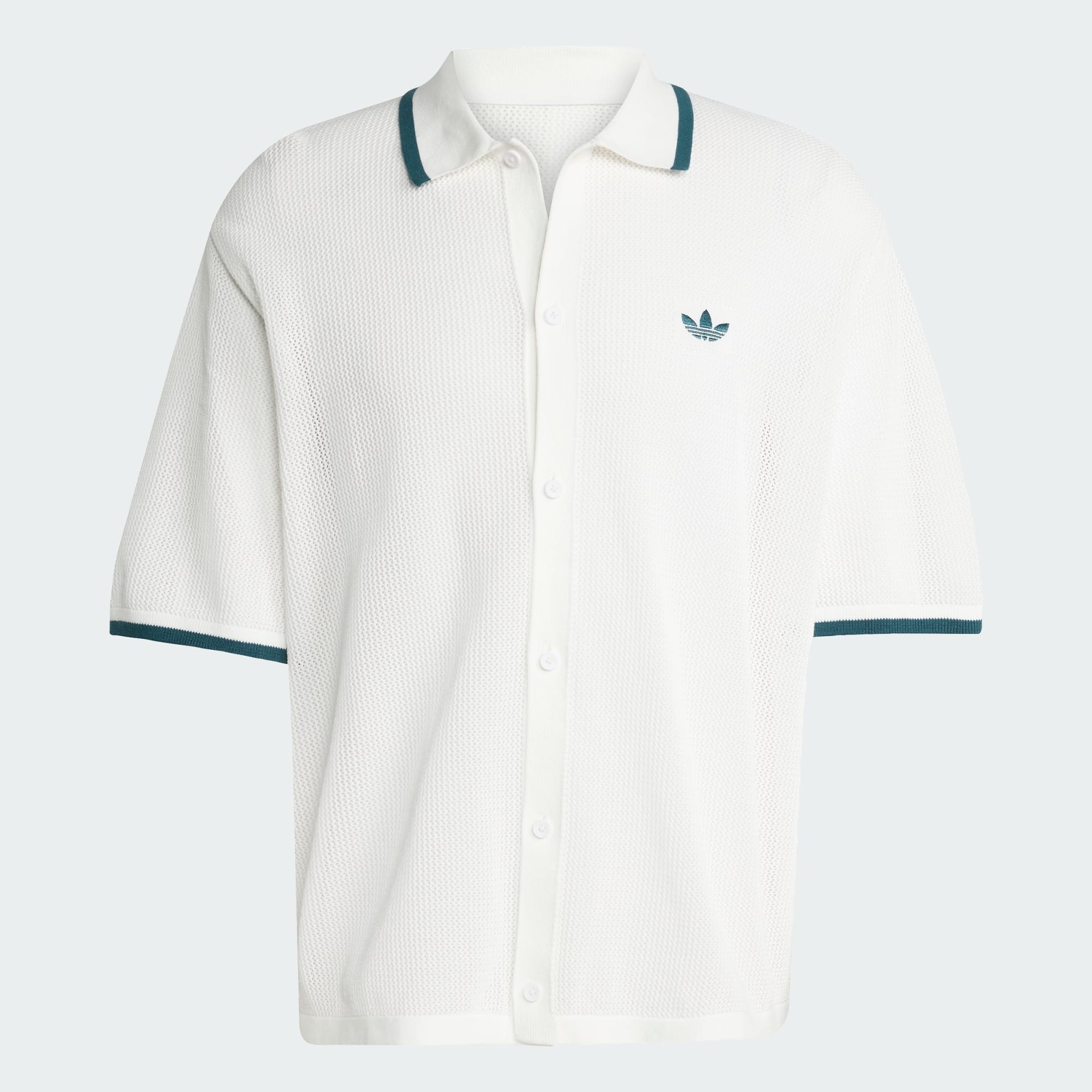 1723 - Áo Adidas Originals Button Down Knitted Shirt KC3526 [HÀNG CHÍNH HÃNG]