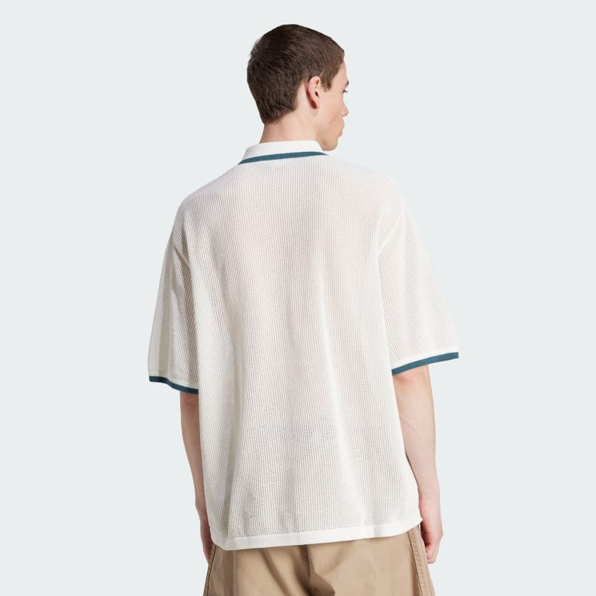1723 - Áo Adidas Originals Button Down Knitted Shirt KC3526 [HÀNG CHÍNH HÃNG]