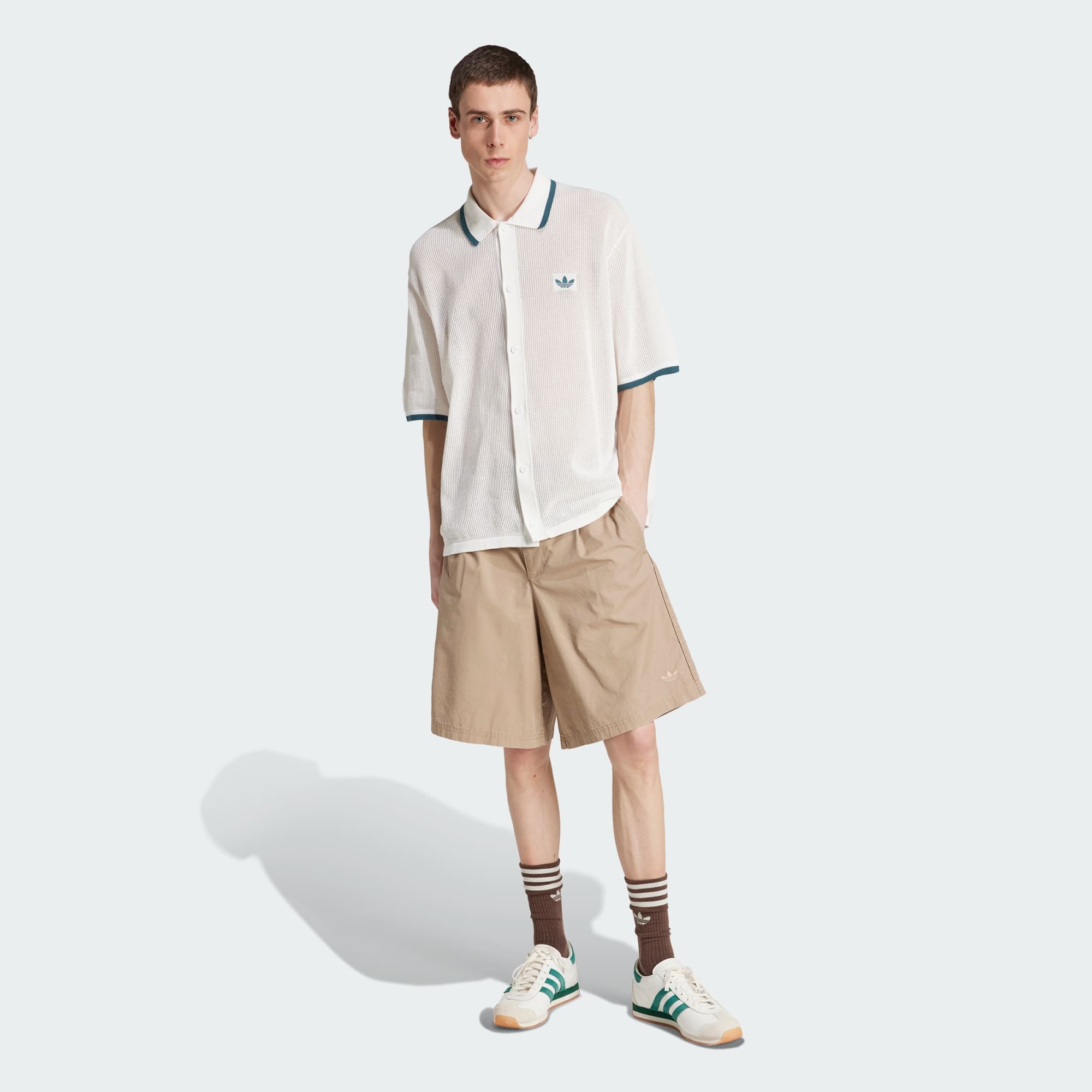 1723 - Áo Adidas Originals Button Down Knitted Shirt KC3526 [HÀNG CHÍNH HÃNG]