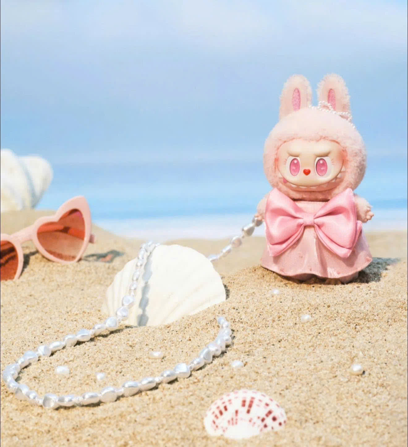 1790 - Labubu Mokoko V6 Jump Into Summer - Mokoko Jump Into Sunmmer POPMART - Size 18cm [HÀNG CHÍNH HÃNG] POP MART