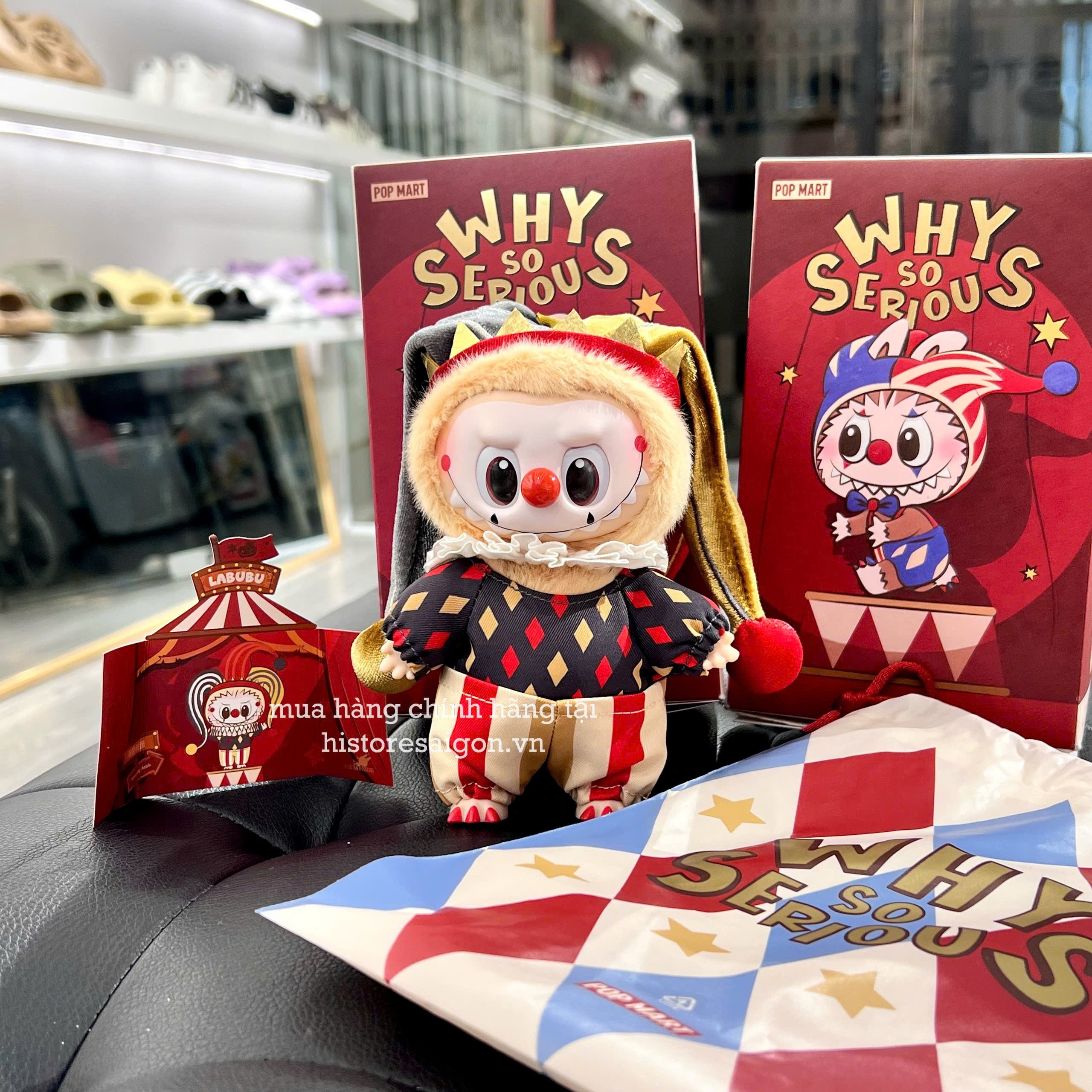 1937 - Labubu Super Secret Moonlit Mask Why So Serious POPMART [HÀNG CHÍNH HÃNG]