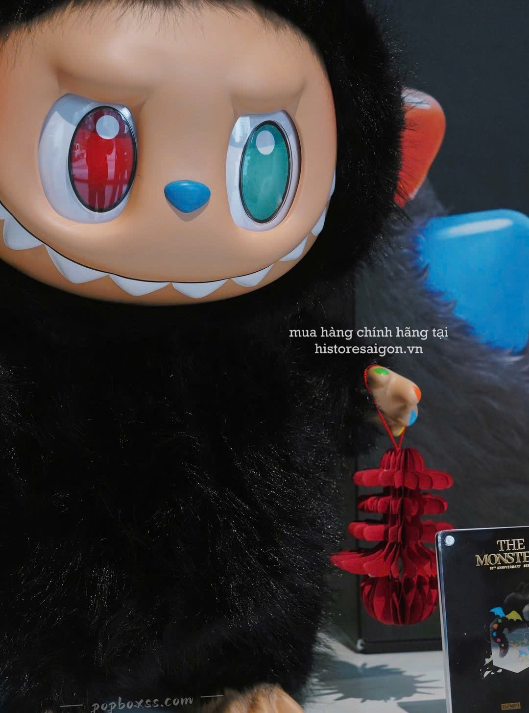 2670 - Labubu Zimomo Đen 10th Anniversary - POP MART The Monsters ZIMOMO 10th Anniversary Vinyl Plush Doll Size 58cm [HÀNG CHÍNH HÃNG]