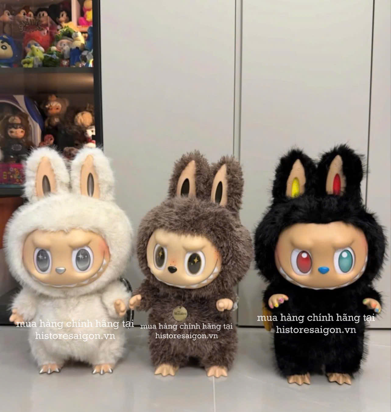 2670 - Labubu Zimomo Đen 10th Anniversary - POP MART The Monsters ZIMOMO 10th Anniversary Vinyl Plush Doll Size 58cm [HÀNG CHÍNH HÃNG]