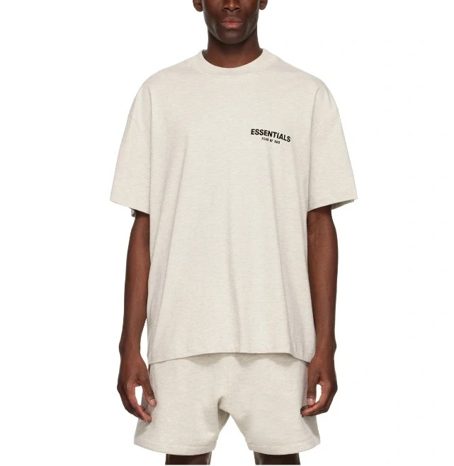 003 -  Áo Essential Tee Season 2022 - Màu Xám Oatmeal [HÀNG CHÍNH HÃNG]