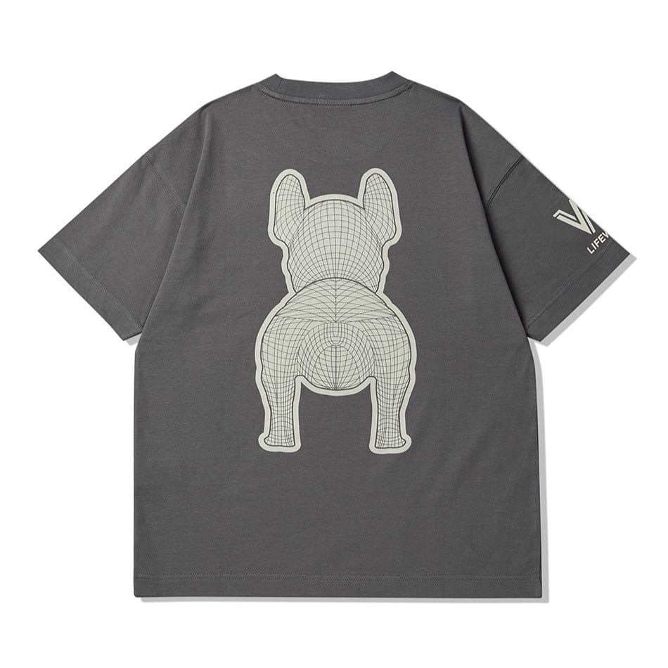 1731 -  Áo Life Work Grey Silk Radok Short Sleeve T-Shirt LW235TS982 [HÀNG CHÍNH HÃNG]