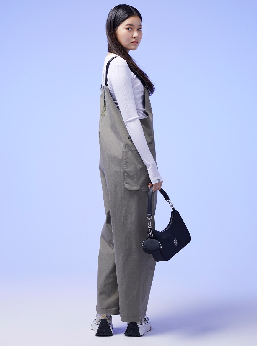 1075 -  Túi Life Work Jagard Nylon Hobo Bag Black - Túi Kẹp Nách - Code LW245BG75040F [HÀNG CHÍNH HÃNG]