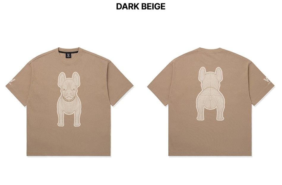 1741 -  Áo Life Work Silket Racket Dark Beige Short LW255TS982 [HÀNG CHÍNH HÃNG]