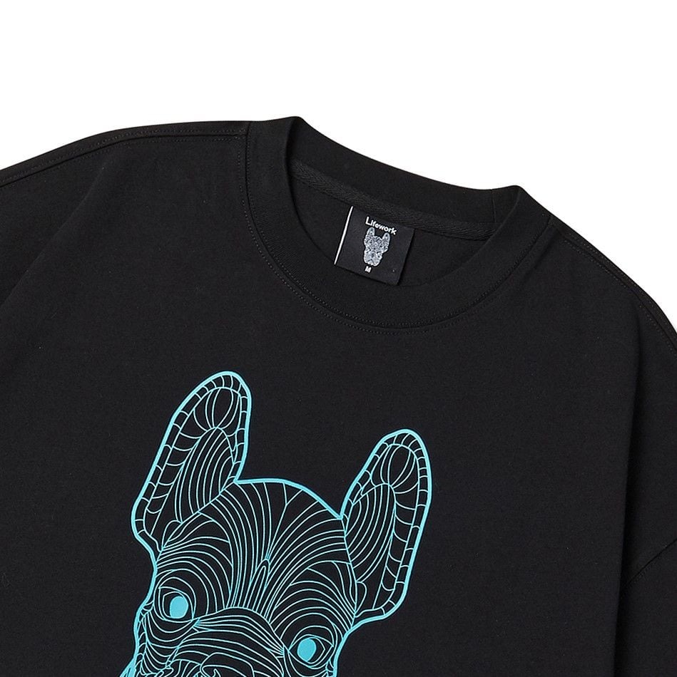 836 -  Áo Life Work Logo Radoc Signature -  OFF Black - Code LW225TS990 [HÀNG CHÍNH HÃNG]