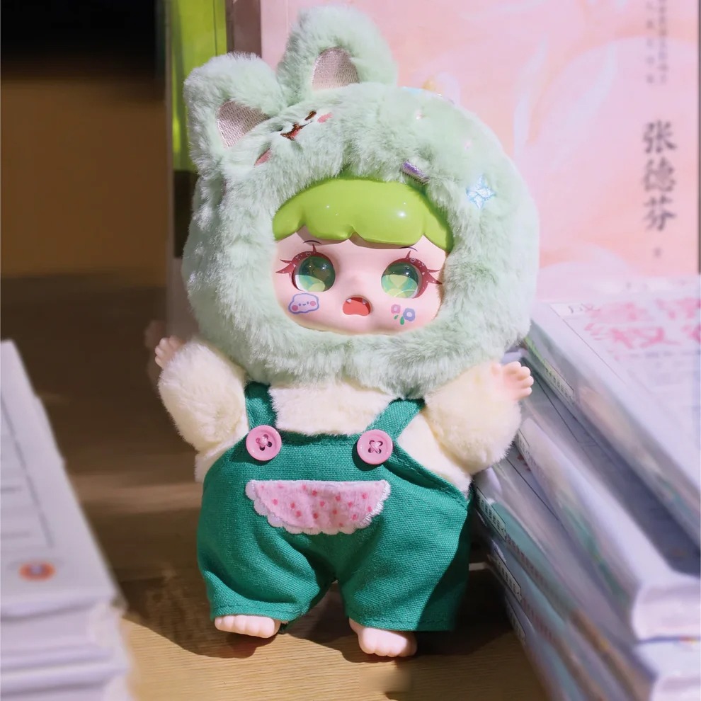 1144 - Manchao v3 Full Set 6 Bé - Manchao Mischievous Child RongRong Everyday Series Plush Dolls [CHÍNH HÃNG]