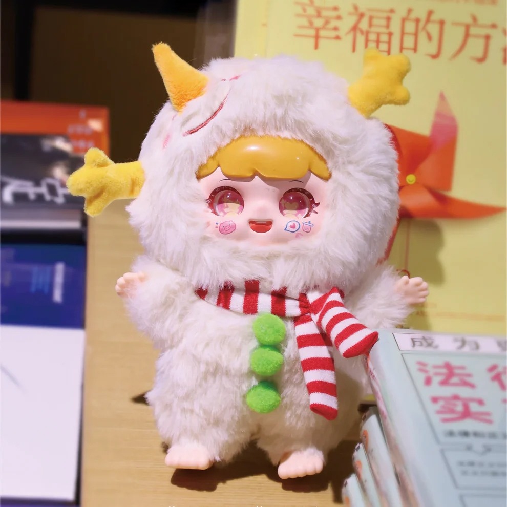 1144 - Manchao v3 Full Set 6 Bé - Manchao Mischievous Child RongRong Everyday Series Plush Dolls [CHÍNH HÃNG]