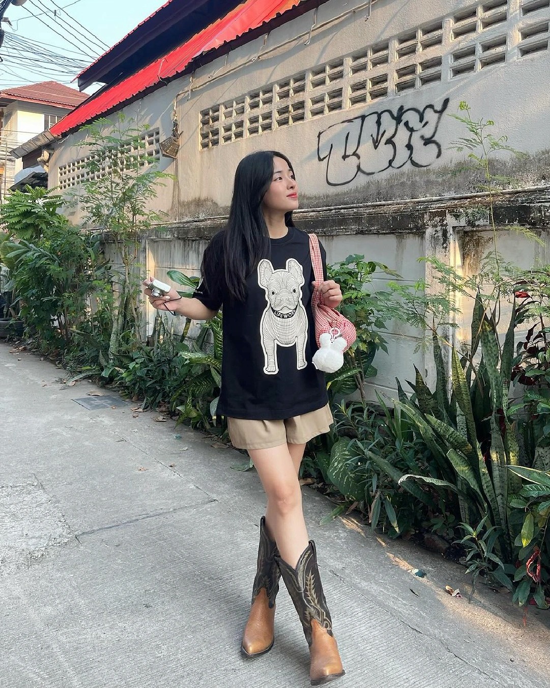 825 -  Áo Life Work Logo Radoc Signature - Black - Code LW245TS982-1 [HÀNG CHÍNH HÃNG]