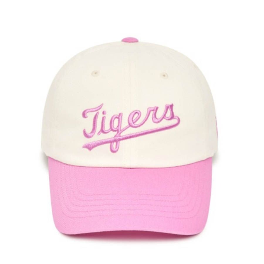 422 -  Nón MLB Unstructured Ball cap - Trắng Kem Hồng - Tigers [HÀNG CHÍNH HÃNG]